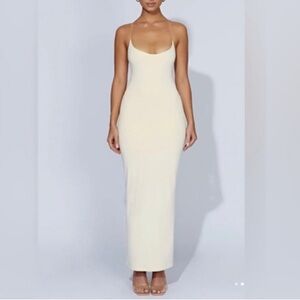 Meshki Cream Maxi Dress - Sabine